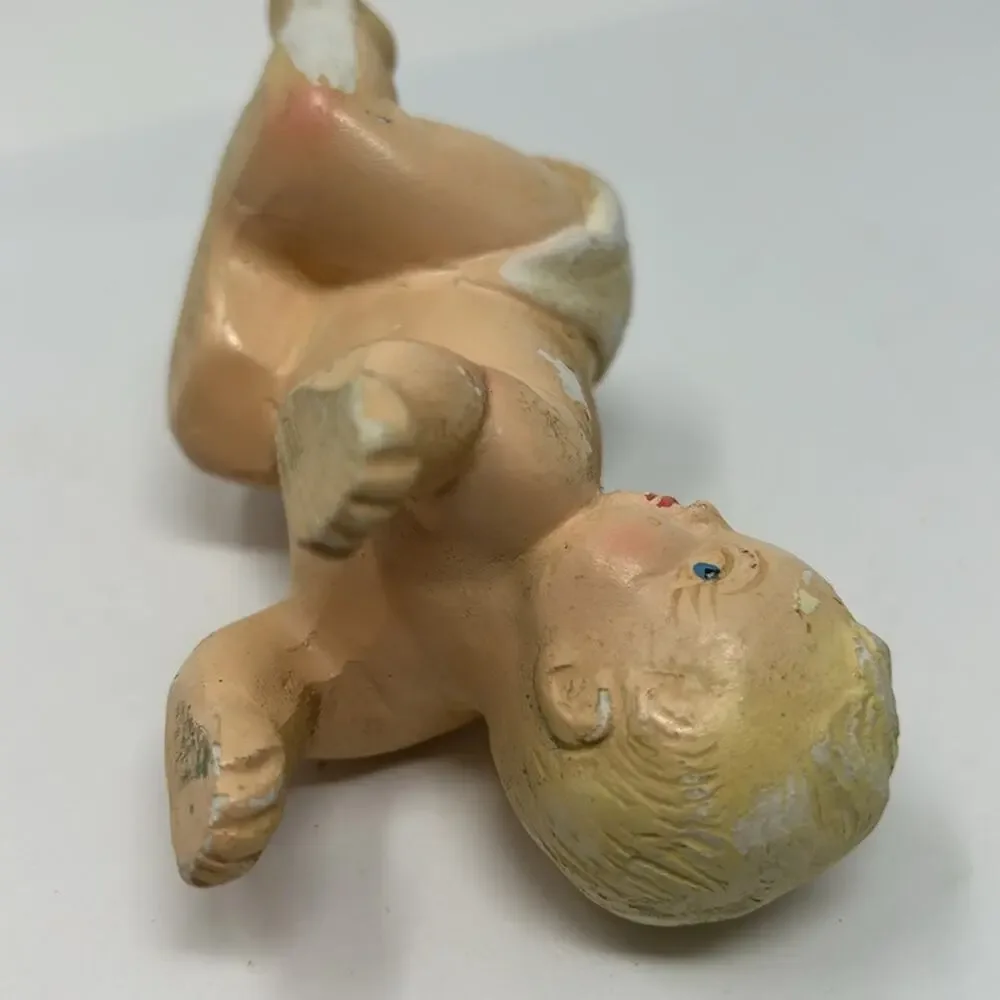 Vintage Crawling Baby Figurine 